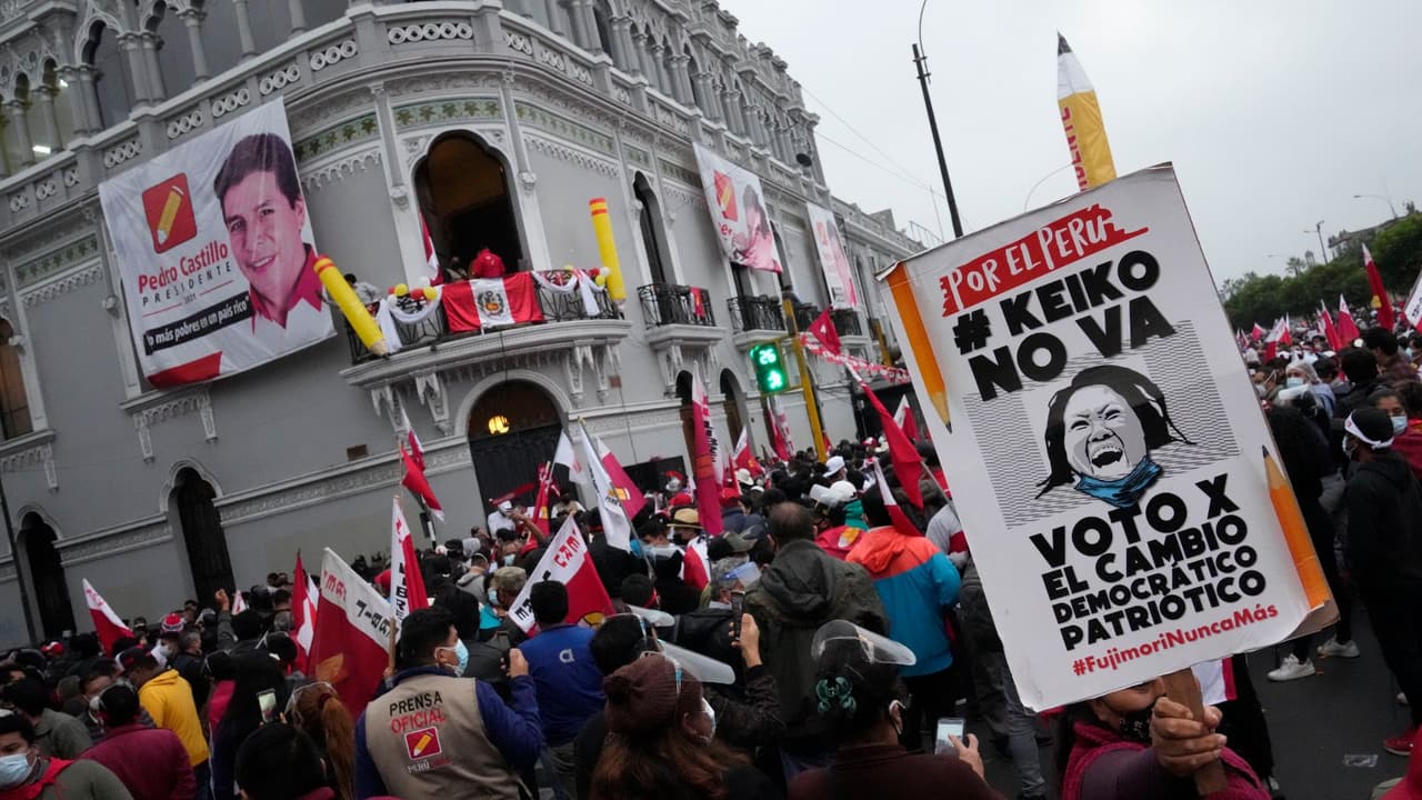 Elecciones en Perú: Pedro Castillo obtiene mayoría de votos, pero aún no se ha declarado oficialmente un ganador