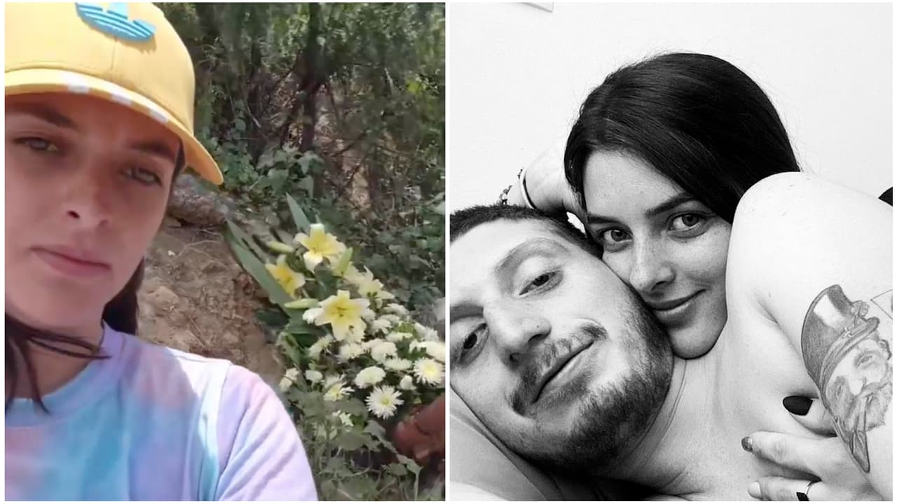 Novia de Octavio Ocaña visita el lugar donde murió el actor tras robo de la capilla y le hace una promesa