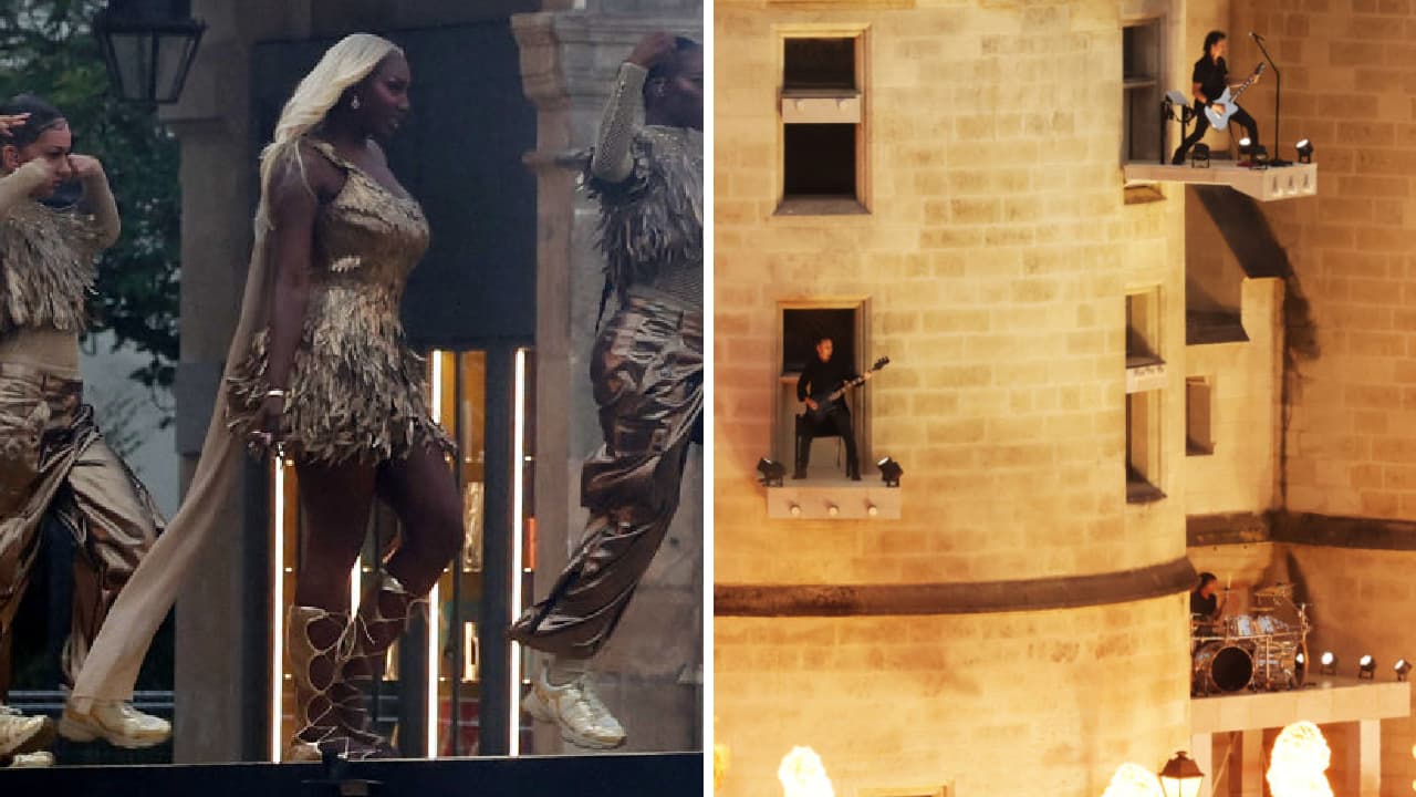 La cantante francesa Aya Nakamura y la banda de metal Gojira.