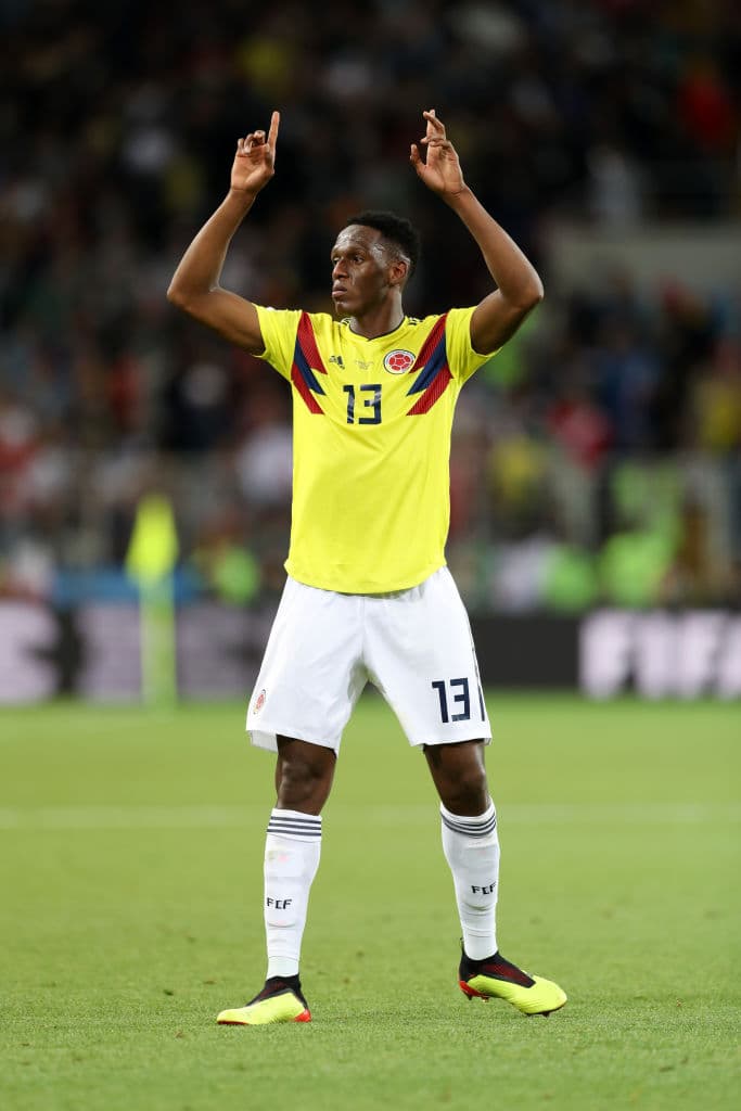 Yerry MinaEl defensor colombiano que estaba en el Barcelona por apenas seis meses, ahora jugará para el Everton de la Premier League de Inglaterra.