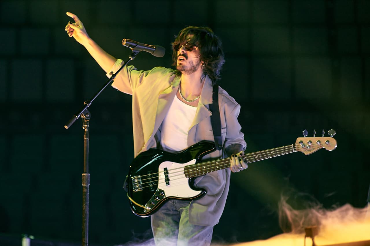 Morat en los ensayos de los Latin AMAs 2024