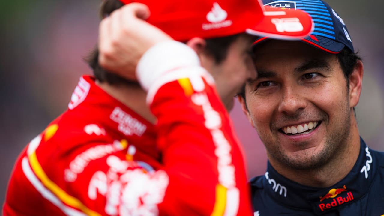 Sergio Pérez saldrá segundo en el GP de Bélgica, Charles Leclerc se quedó con la 'pole