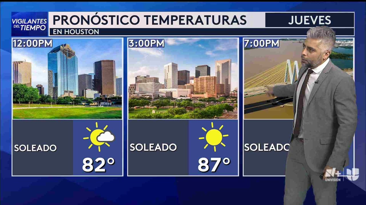 Pronóstico del tiempo hoy en Houston: Día soleado; el termómetro alcanzará 87 °F