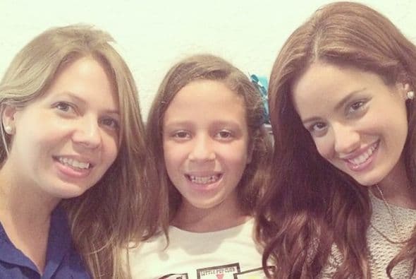 Este sábado, Aleyda se reunió con su familia. Fue un momento muy emotivo para todas.