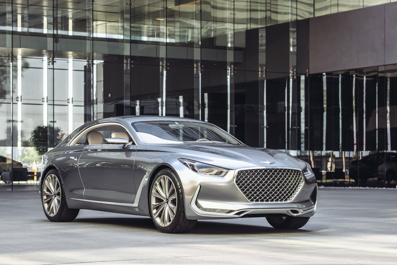 Se rumora que el Hyundai Vision G Concept de 2015 servirá como la base visual para un futuro coupé de Genesis Motors.