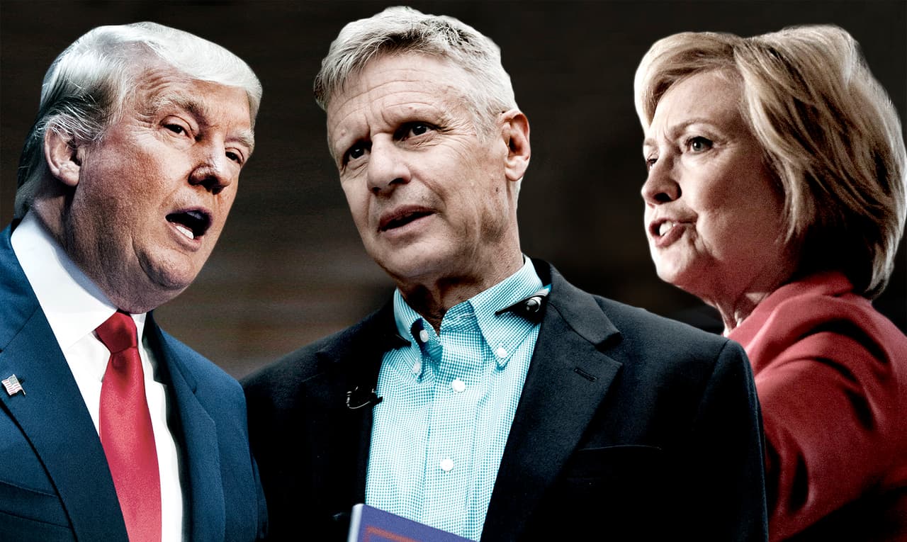 El Partido Libertario busca atraer a los desencantados con Donald Trump y Hillary Clinton 