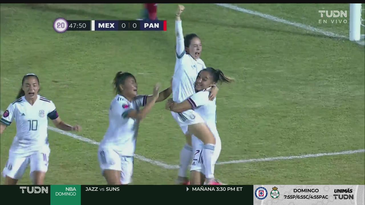 ¡Destrozan a la defensa! Mauleón centra y Aylin Aviléz firma el 1-0