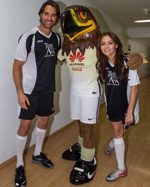 El partido se llevó a cabo en una de las canchas de entrenamiento del famoso Estadio Azteca, casa de las 'Águlas del América'.
