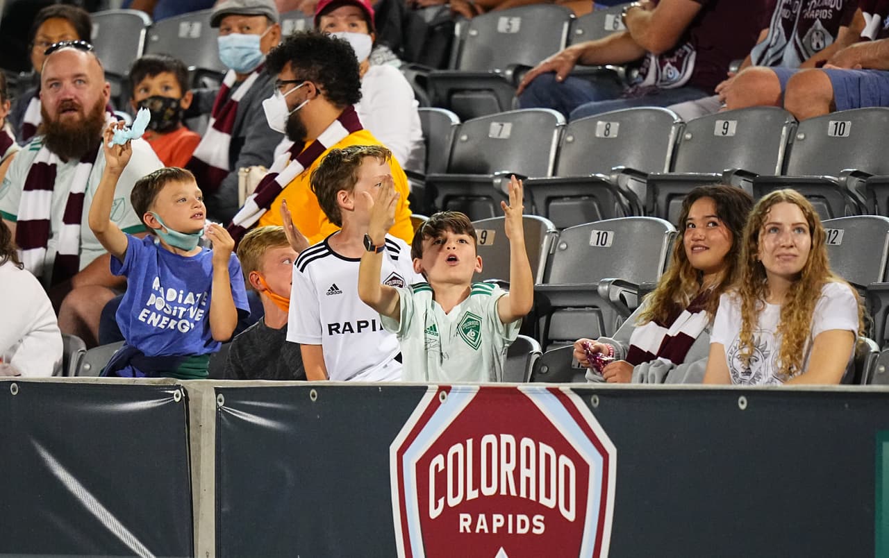 El público no dejó de animar a sus Rapids.
<br>