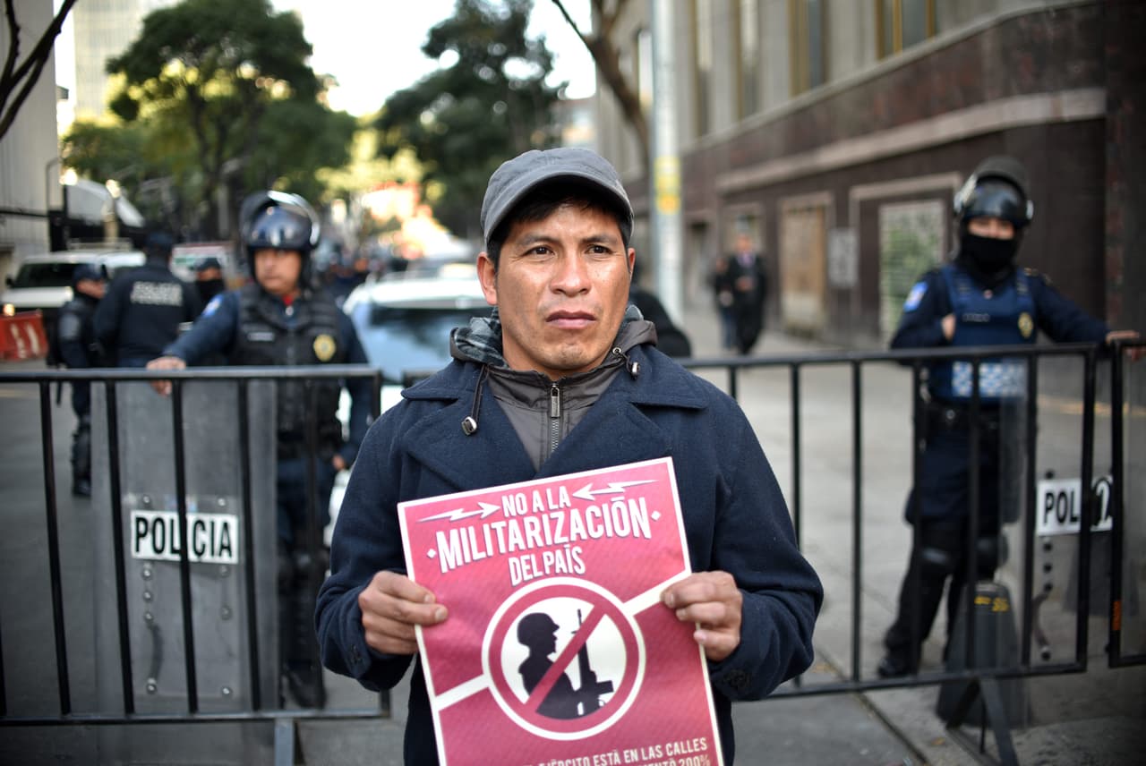 El Congreso mexicano ratifica el proyecto de ley que otorga al Ejército funciones policiales