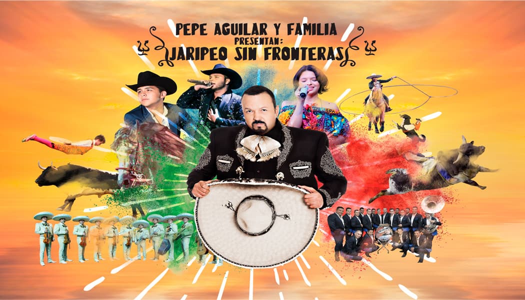 Pepe Aguilar y Familia Junto a Cristian Nodal en Chicago