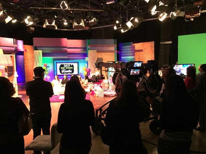 la producción de Rubén & Co agasajó a la futura mamá con muchas sorpresas.