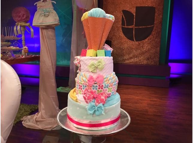 la producción de Rubén & Co agasajó a la futura mamá con muchas sorpresas.