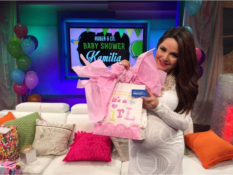 la producción de Rubén & Co agasajó a la futura mamá con muchas sorpresas.
