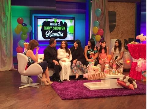 la producción de Rubén & Co agasajó a la futura mamá con muchas sorpresas.