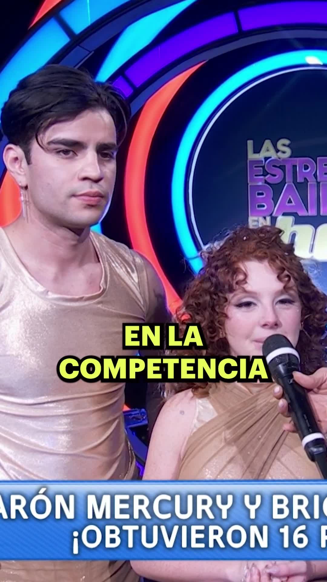 Aarón le dedica su baile con Briggitte a Andrea Legarreta