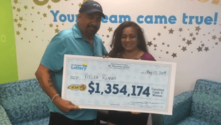 Hispana gana la lotería en Carolina del Norte