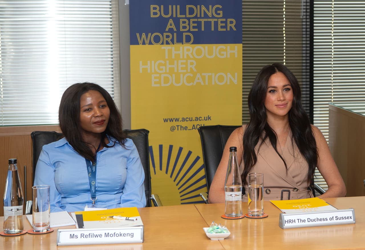 "Gran parte de mi vida he estado abogando por los 
<b>derechos de las mujeres y las niñas</b>, por lo que este ha sido un momento increíblemente poderoso para escucharlos de primera mano", dijo Meghan Markle en la reunión.