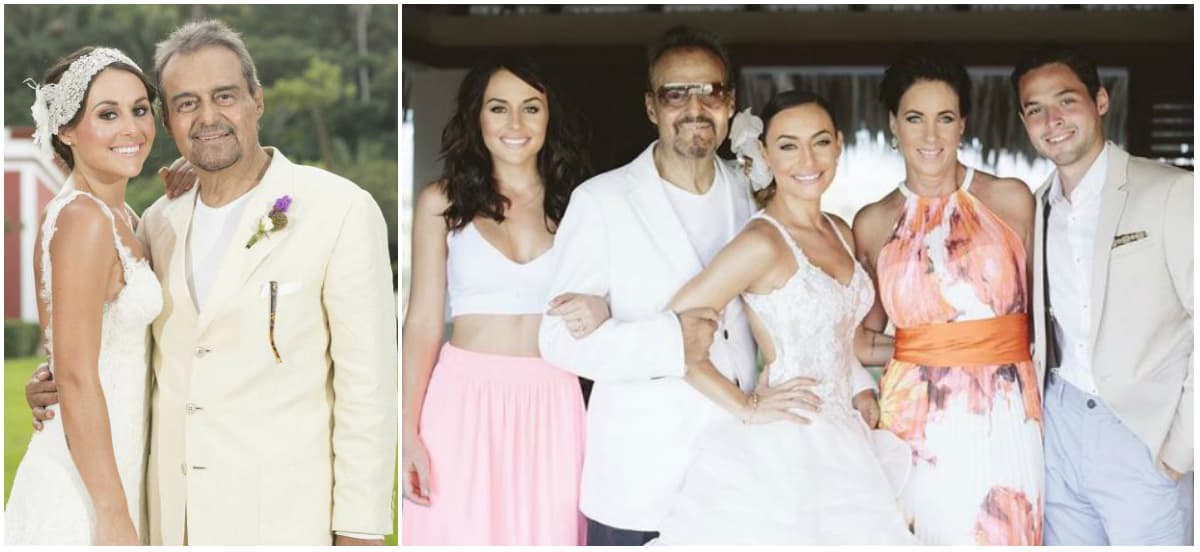 Antes de morir, el actor tuvo la oportunidad de asistir a las bodas de sus dos hijas, Zuria y Marimar.