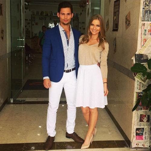 Emmanuel Palomares mantuvo una relación amorosa con Irina Baeva desde 2015.