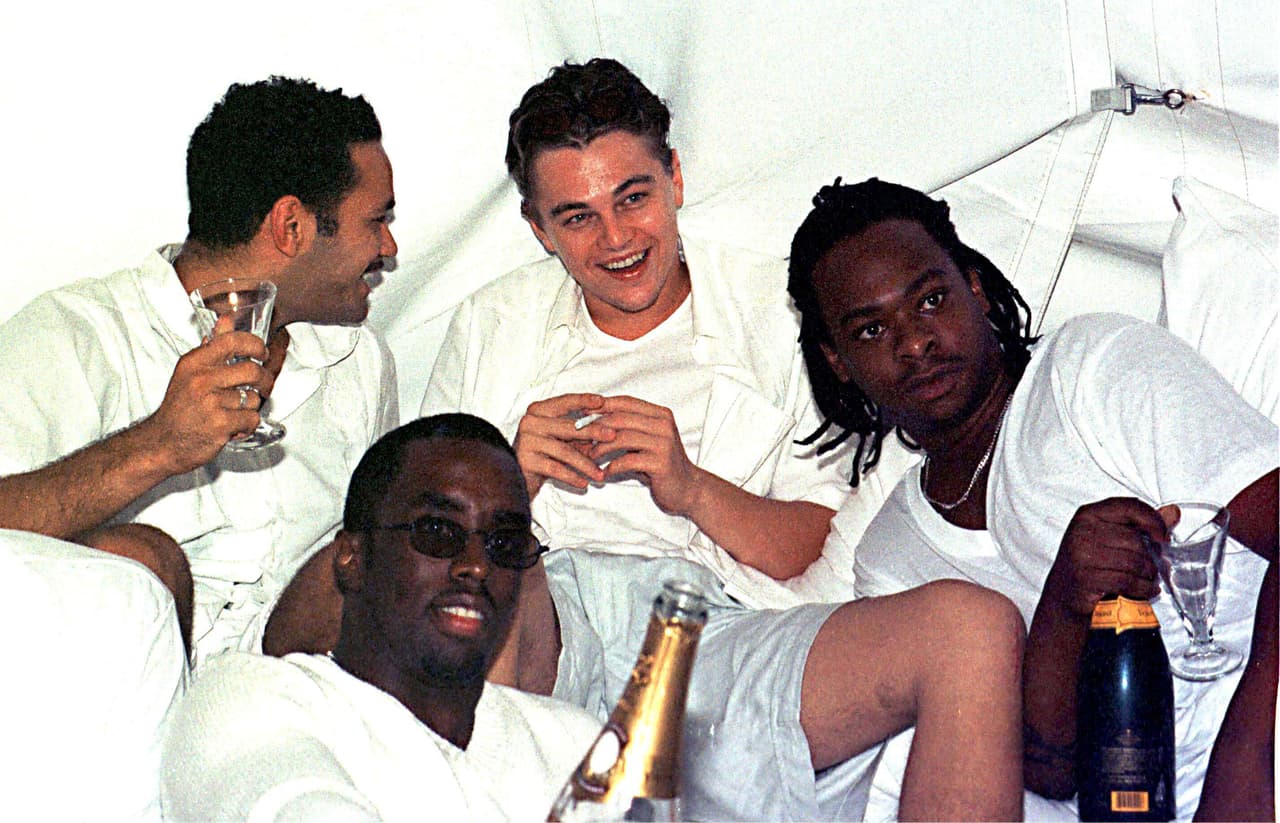 'White party' de Diddy Comb, septiembre 7, 1998, East Hampton, New York.