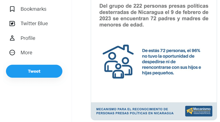 Los expresos políticos nicaragüenses recientemente liberados pagaron un alto precio por la libertad. Dejan decenas de hijos menores de edad. 
<br>