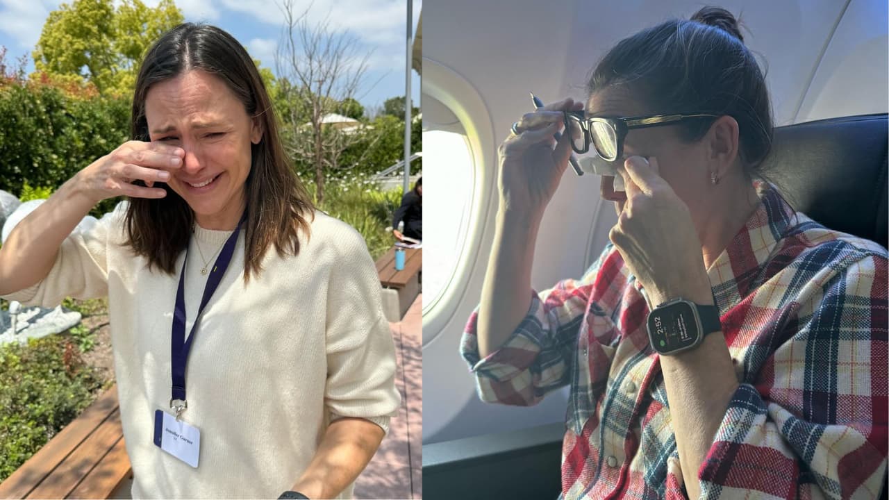 Jennifer Garner mostró cómo rompió en llanto por su hija Violet.