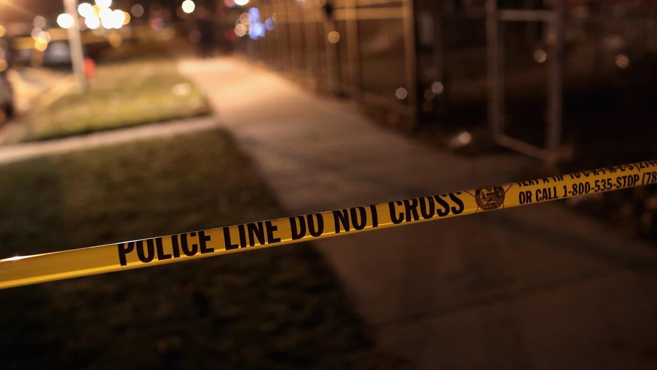 Cinta de policía de Chicago.