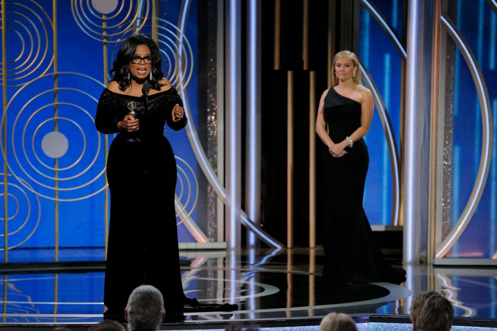 "Por mucho tiempo a las mujeres no se les creyó", aseguró Oprah durante su discurso al aceptar el Cecil B. DeMille.