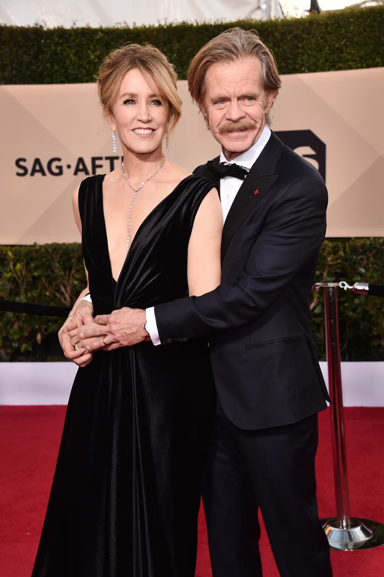 Felicity Huffman llegó acompañada a este evento por su esposo William H. Macyattend.