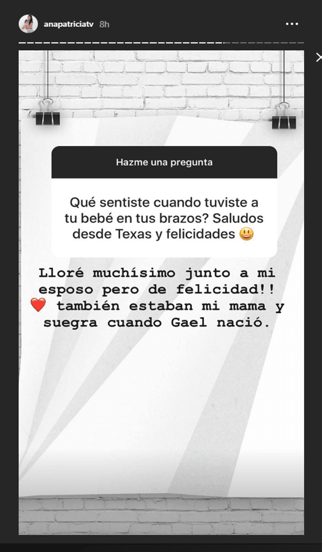 La conductora respondió a preguntas de sus seguidores en Instagram.