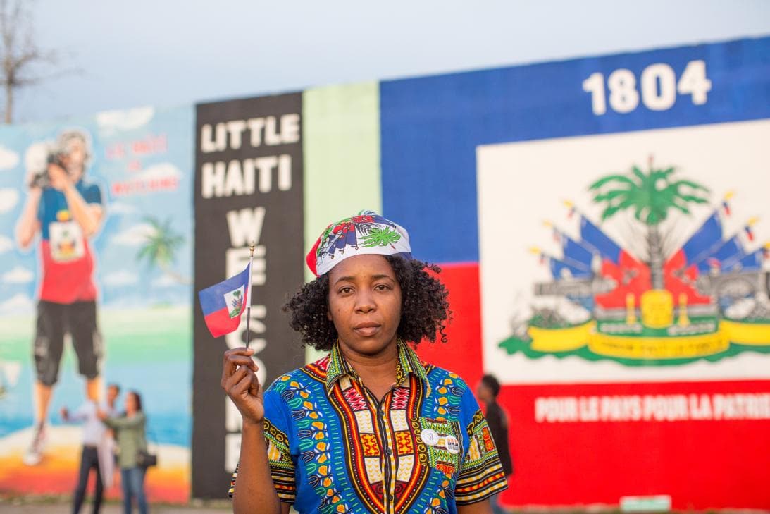 <b>Saccha Etienne, </b>18, is an activist for the Haitian community in South Florida.