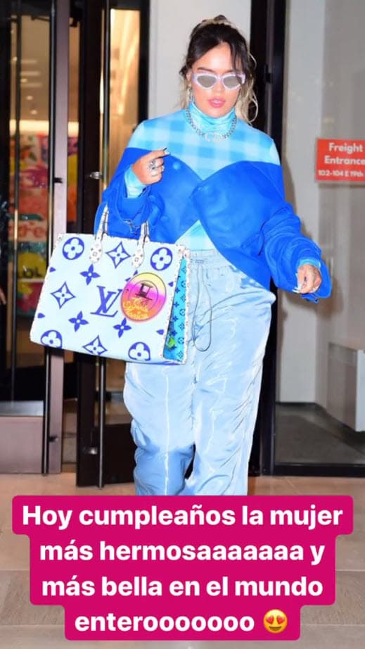 Anuel AA publicó dos fotografías para festejar en redes los 29 años de su prometida.