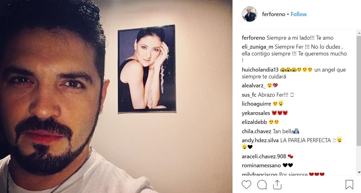 Este es un día triste y doloroso para la familia de la fallecida actriz y para su viudo Fernando Santana, quien perdió a sus dos amores el mismo día. A un año de esta tragedia que lo marcó para siempre, recordó a su esposa con esta tierna foto: "Siempre a mi lado. Te amo", escribió en su cuenta de Instagram.
