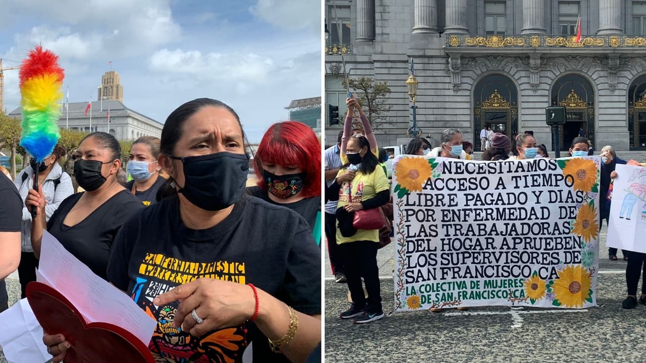 Trabajadoras domésticas exigen acceso a días pagados por enfermedad en San Francisco