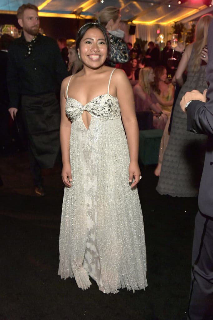 "Nunca he ido a los Oscar y pues estoy viendo cómo se visten las muejres para esa ocasión", reveló la joven de 25 años, en entrevista para el canal 'E!'.