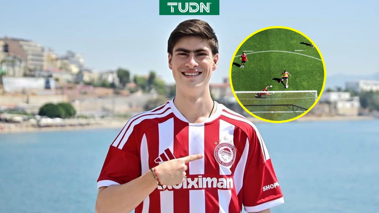 'Hormiga' González anota sus primeros goles en entrenamiento del Olympiacos