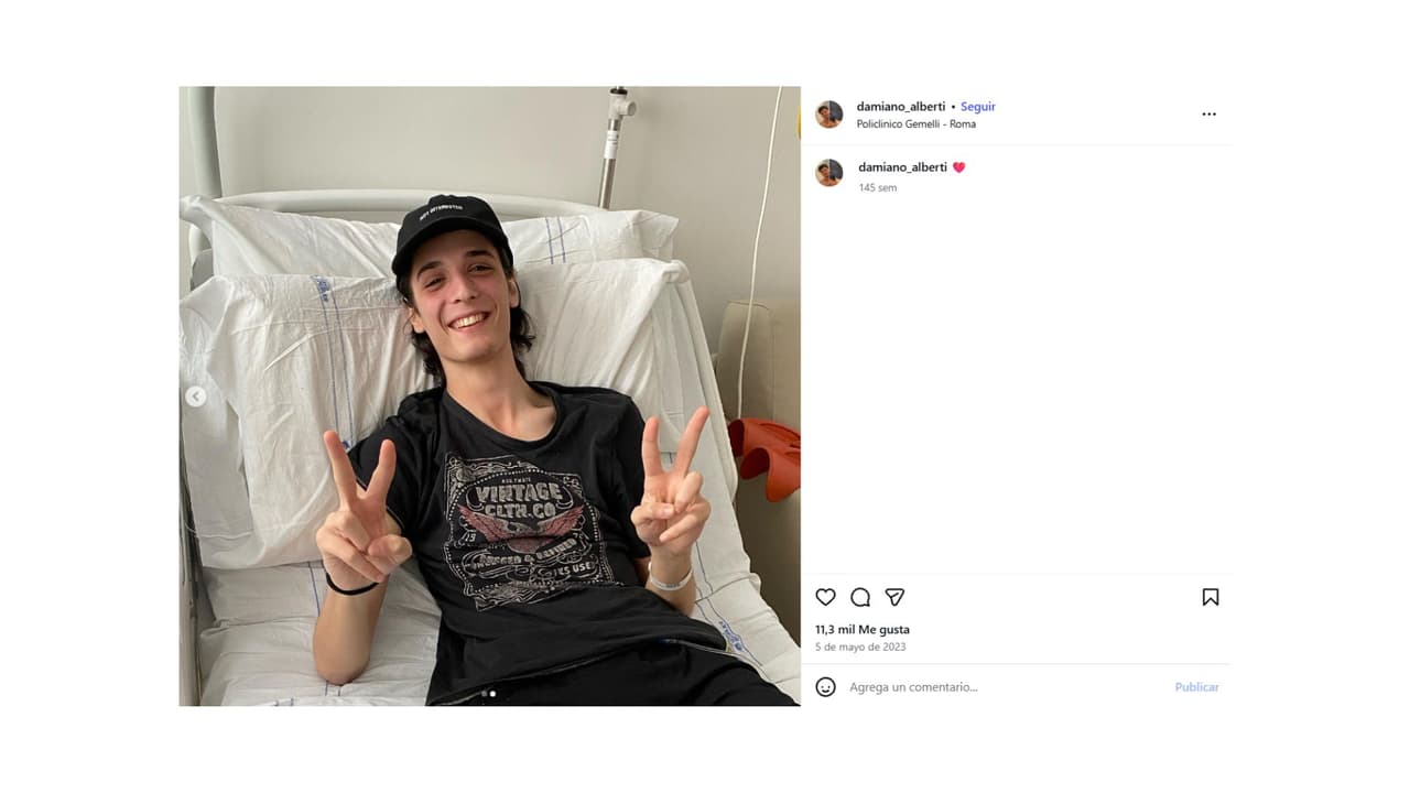 El 'influencer' fue diagnosticado con tumor maligno en la pierna en 2023.