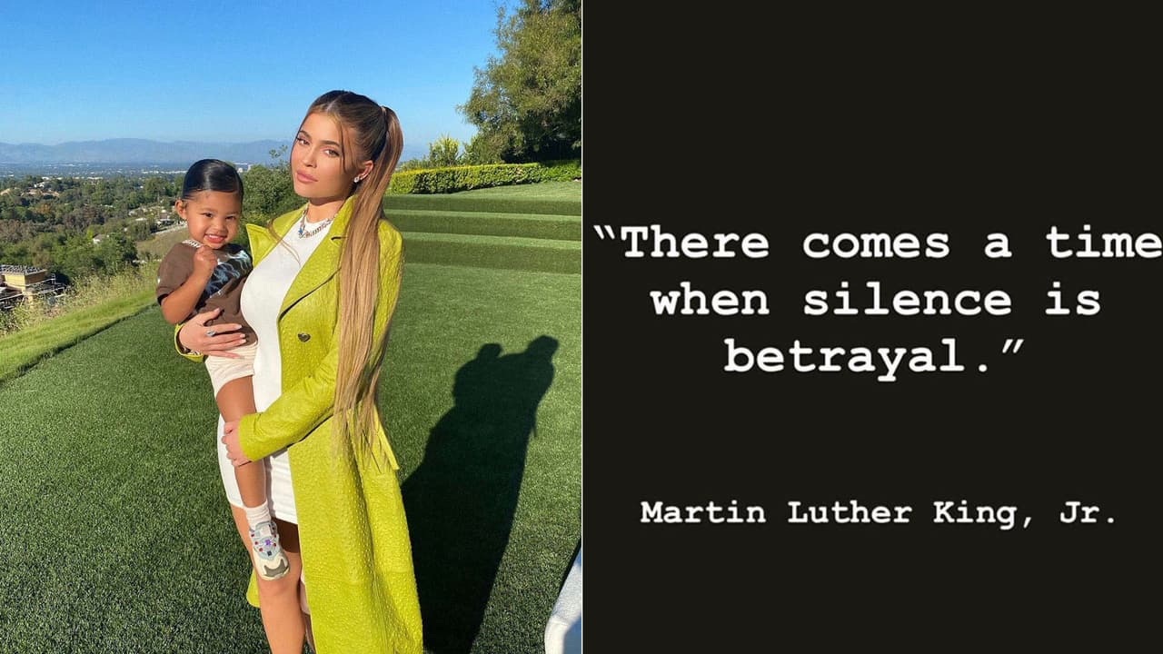 Aunque pocas veces vemos a 
<b>Kylie Jenner</b> unirse a causas sociales y políticas, esta vez se sensibilizó y hasta deseó un mejor futuro para su hija Stormi.