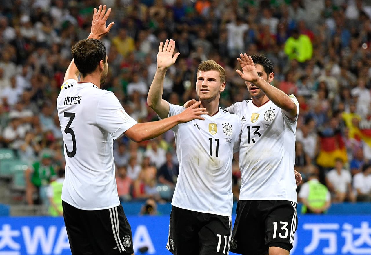 Timo Werner (Alemania): tres goles ante Camerún y México.