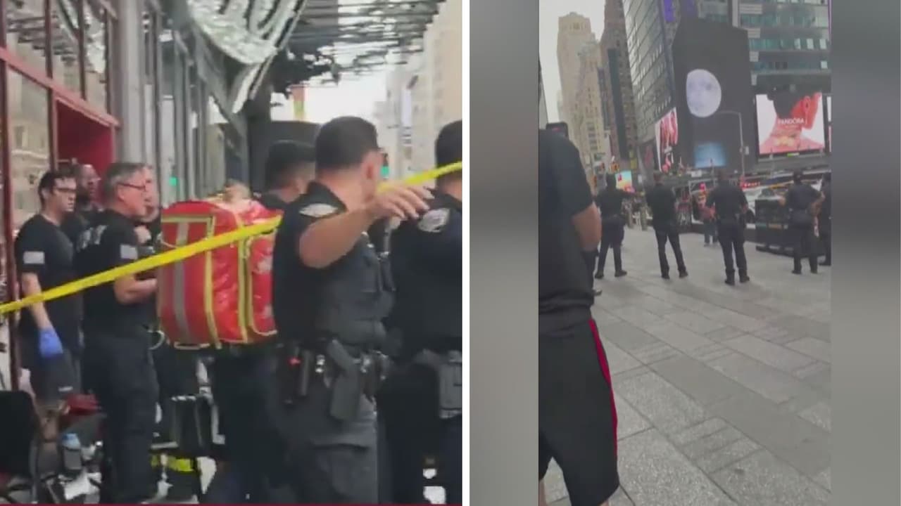 Alcalde de NYC confirma que mujer que apuñaló a 2 en Times Square y una de sus víctimas fallecieron