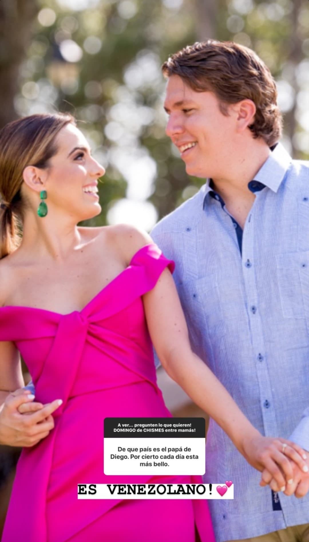 Andrea y su esposo Alejandro disfrutan cada instante con el regalo que les concedió la vida.