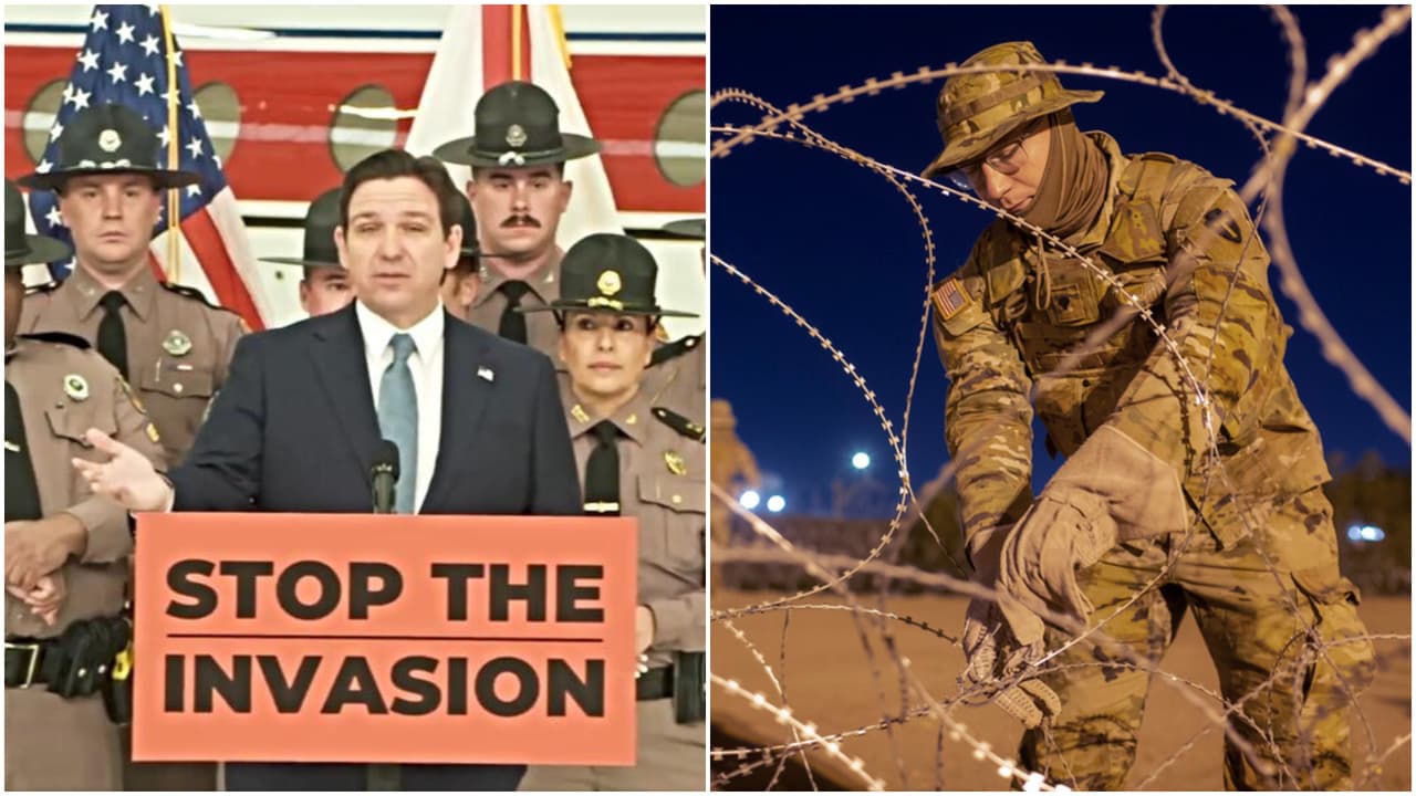 DeSantis informa que desplegará a la Guardia Estatal y Guardia Nacional de Florida en la frontera con México
