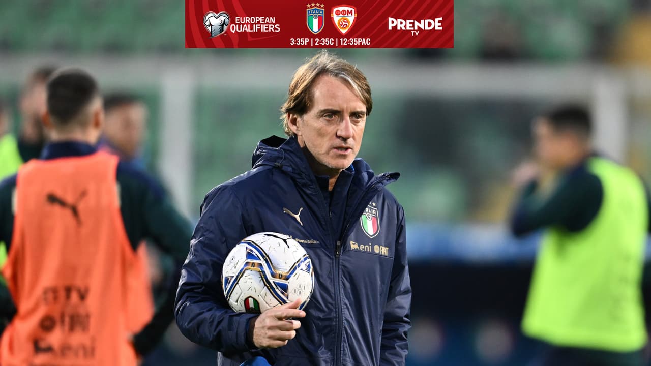 Mancini pide no subestimar a Macedonia: "Fue a ganarle a Alemania"