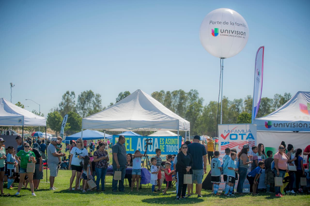 Diversión familiar en Copa Univision Fresno.