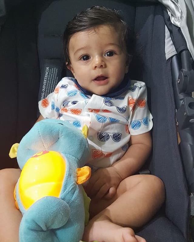 ¡Baby aventuras! Joshua acaba de cumplir 5 meses y ha crecido una barbaridad.