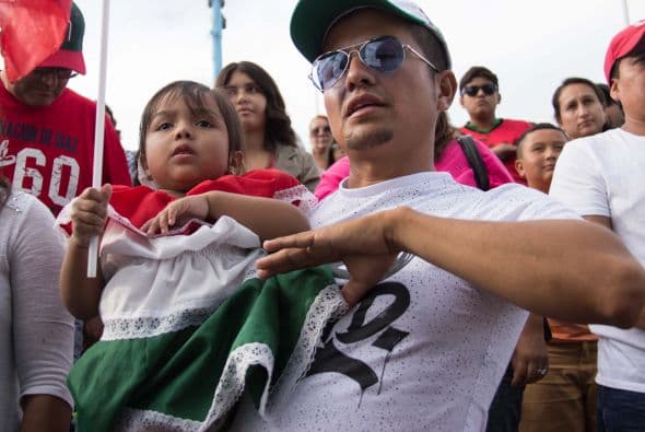 La comunidad mexicana se reunio en el historico Penn's Landing para celebrar el dia de la independencia mexicana. Estas son algunas imagenes.