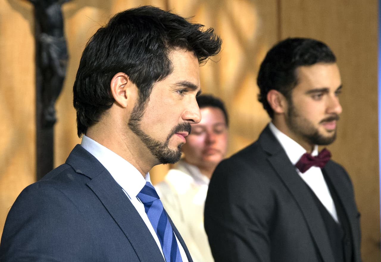 Todos se conmovieron al ver a tan hermosa pareja.