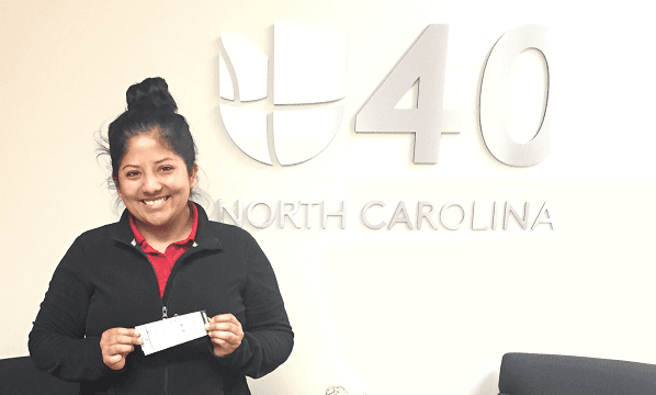 Ganadora del concierto de Los Temerarios