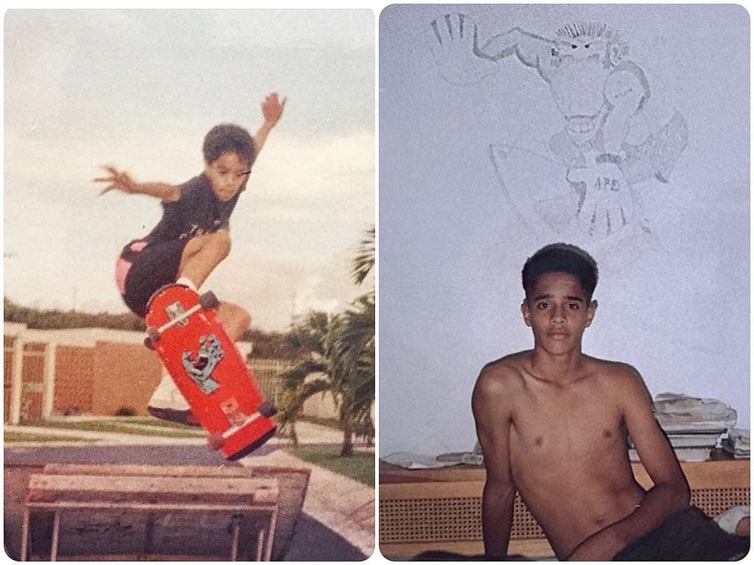 En esta fotografía demostró que la pintura era lo suyo.